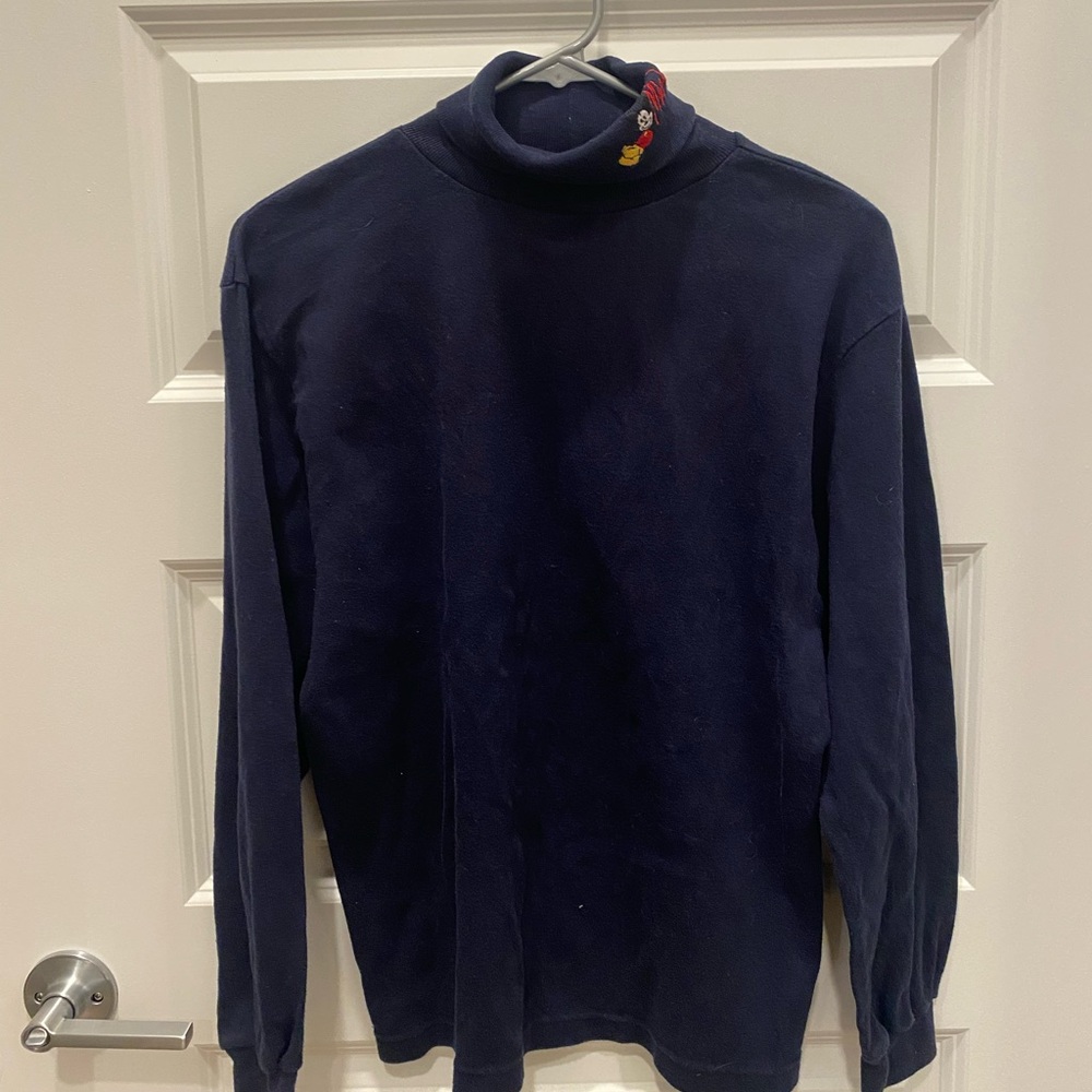 Disney Navy Turtleneck Sweater
